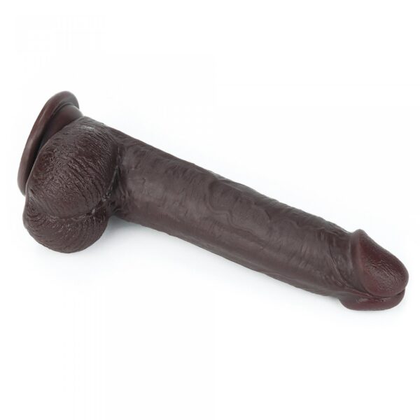 9 Sliding Skin Dual Layer Dong   Black - obrazek 8