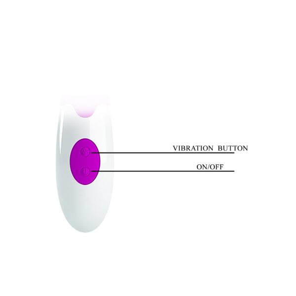 PRETTY LOVE   Moth, 12 vibration functions 3 licking settings - obrazek 9