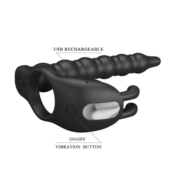 PRETTY LOVE   Blackney black, 7 vibration functions Memory function - obrazek 8