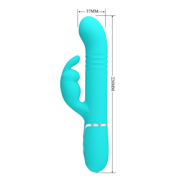 PRETTY LOVE   Coale Twinkled Tenderness, 7 vibration functions 4 rotation functions 4 thrusting settings - obrazek 9