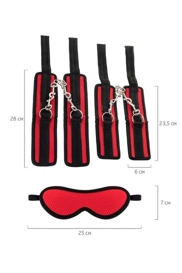 Anonymo bandage set, polyester, red - obrazek 9