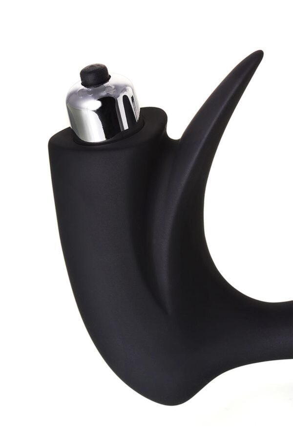 EROTIST First prostate stimulator, silicone, black, 14.4 cm - obrazek 9