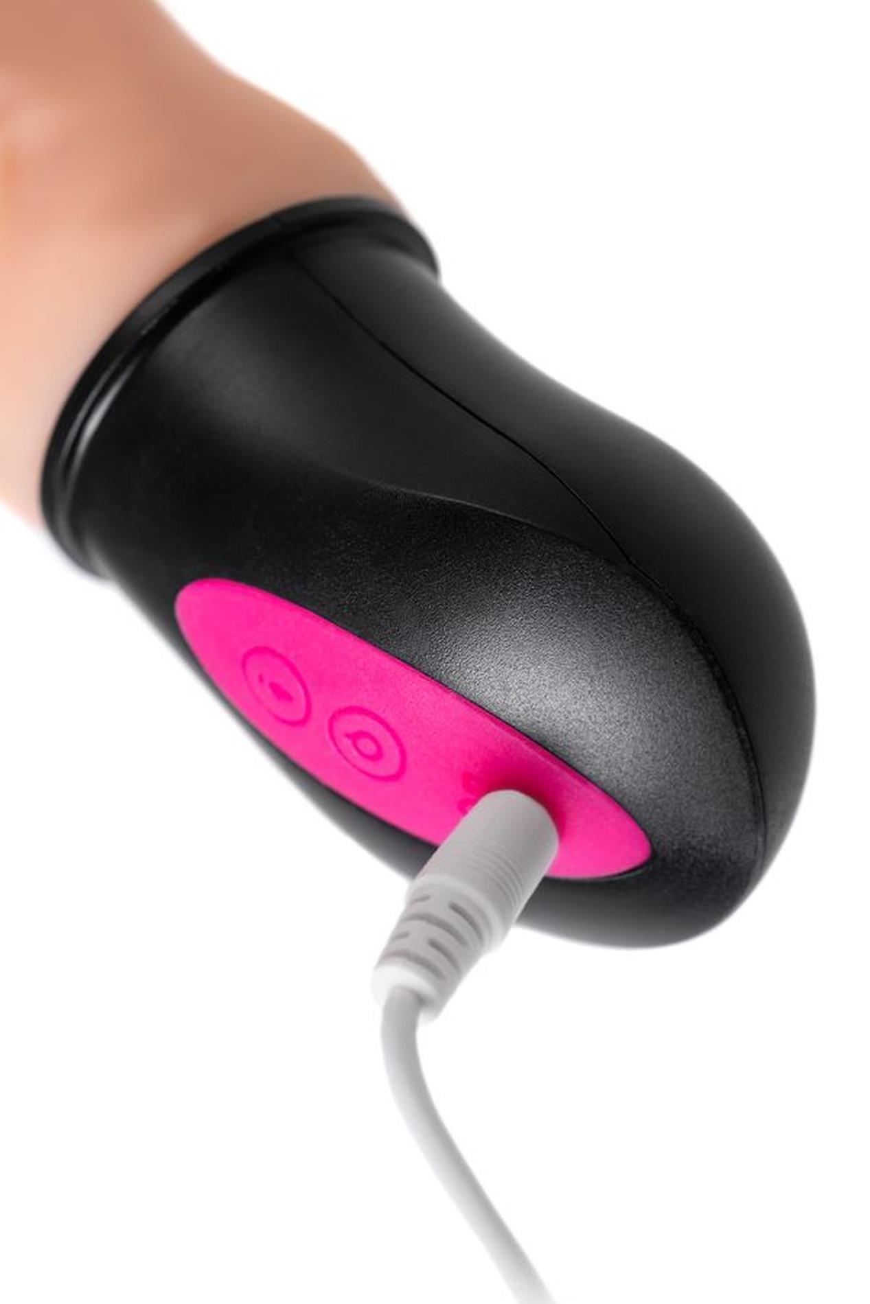A TOYS Vibrator with heating TPE 12 speeds bendable rechargble