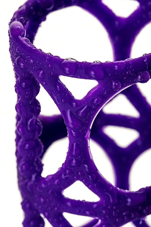 A TOYS, Penis Sleeve, Silicone, Purple, 7.5 cm - obrazek 9