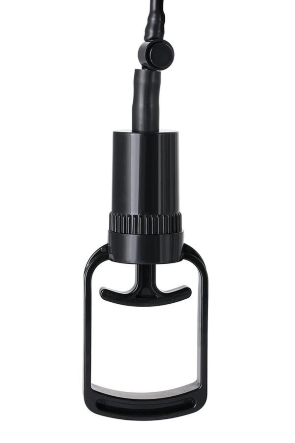 A TOYS, Penis Pump, PVC, Black, 23.5 cm 3 cock rings included - obrazek 9