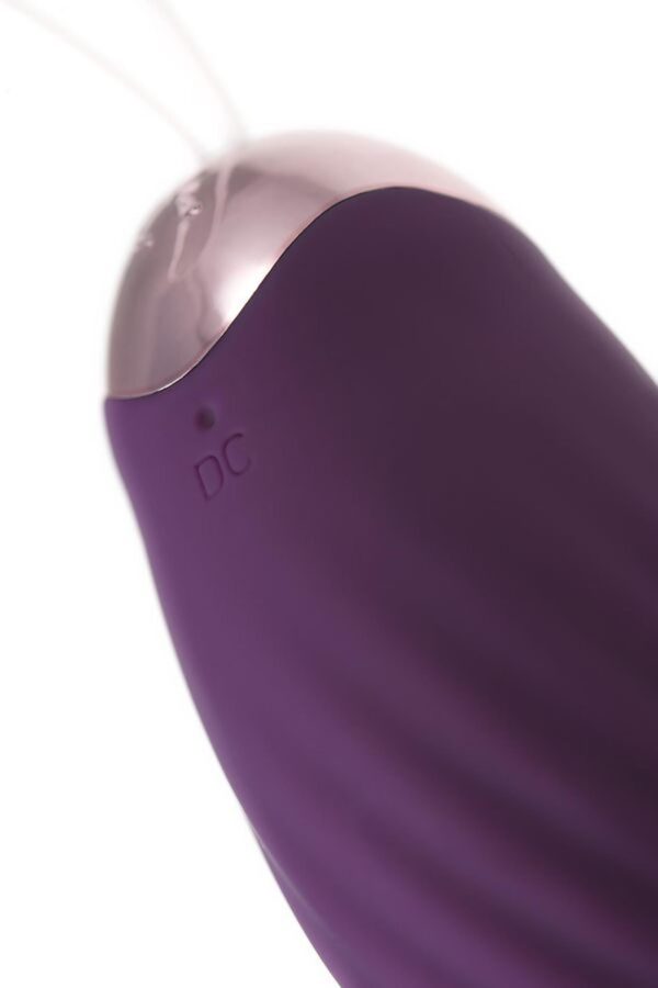 JOS Vibrating Egg with Friction Simulation  Bumpy, Silicone, Violet, 9 cm - obrazek 9