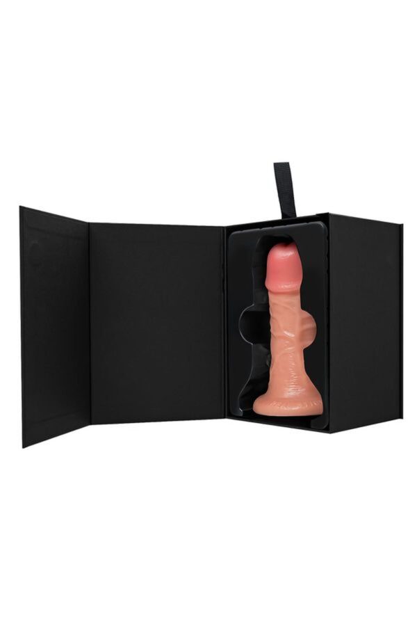 Realistic dildo Caliber 16/6 , PVC, flesh,  length 16cm, diameter 6cm - obrazek 9