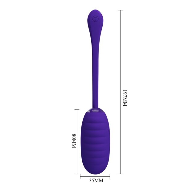 PRETTY LOVE   KIRK Super Soft Silicone, 12 vibration functions - obrazek 9
