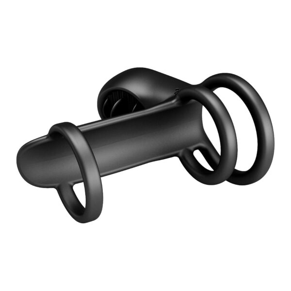 PRETTY LOVE   VIBRATING PENIS SLING Jammy, 12 vibration functions 12 licking settings Memory function - obrazek 9