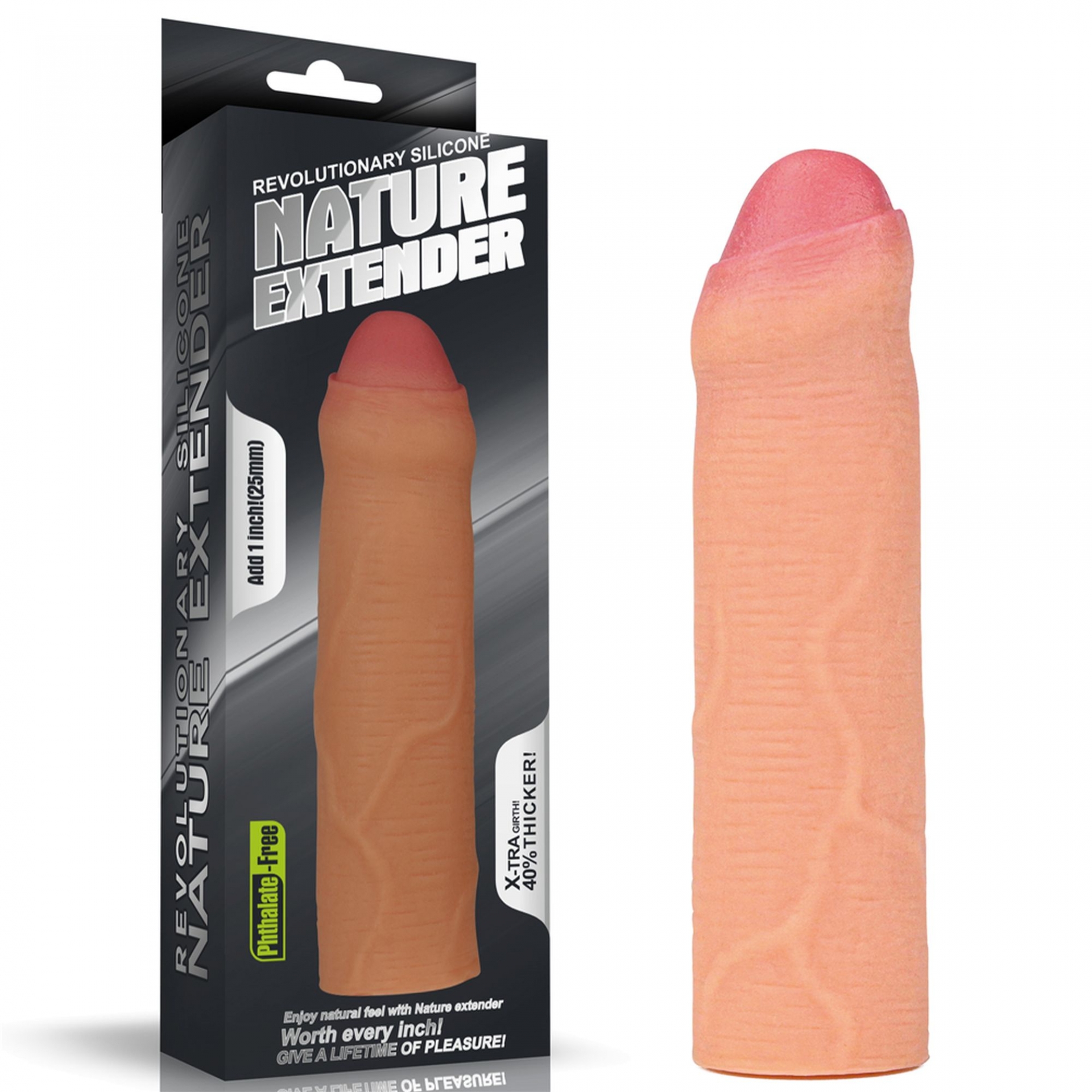 Add 1 Revolutionary Silicone Nature Extender Uncircumcised