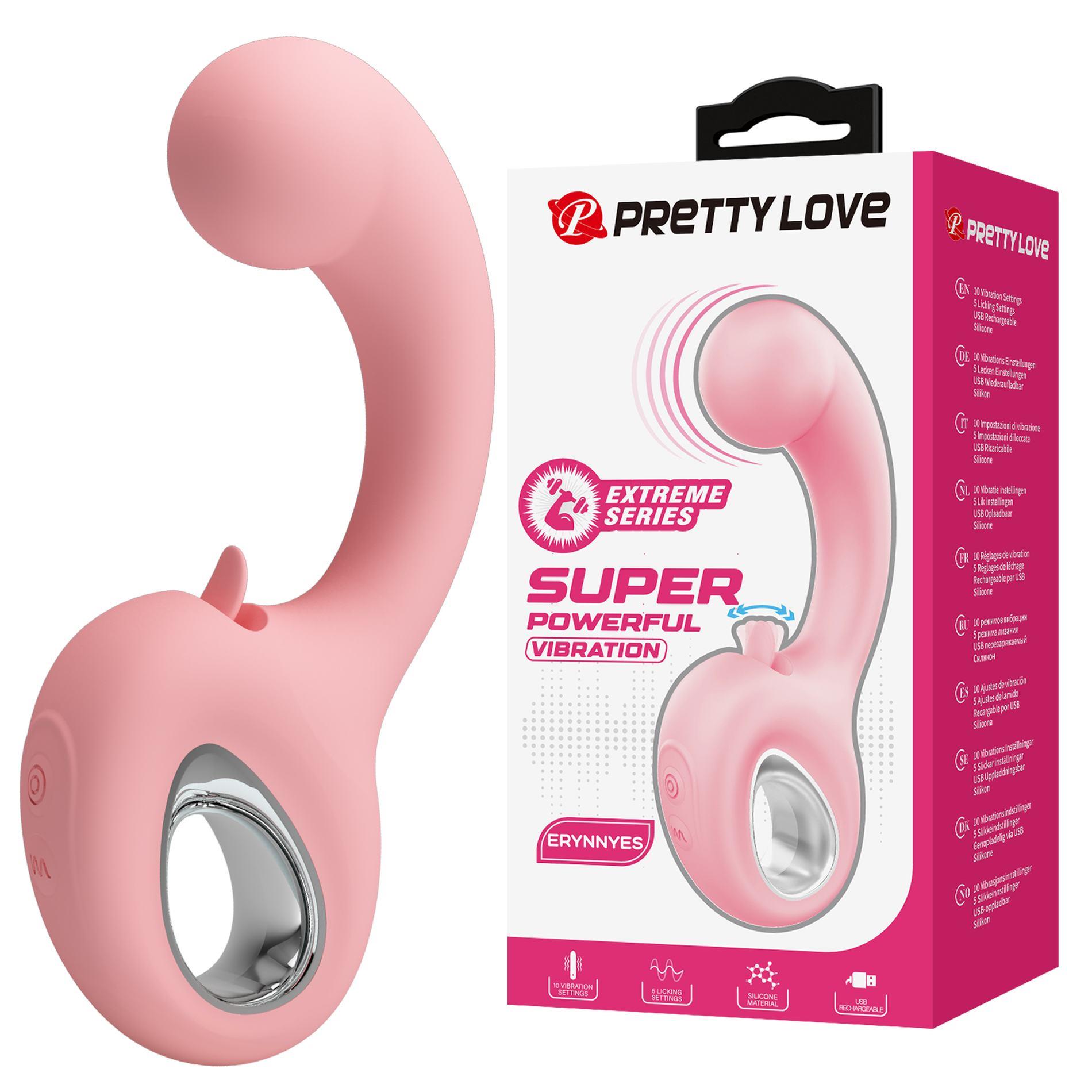 PRETTY LOVE Erynnyes, 10 vibration functions 5 licking settings