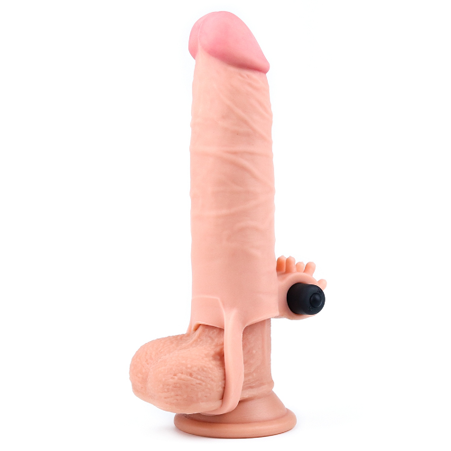 Add 2 Pleasure X Tender Vibrating Penis Sleeve Flesh - obrazek 3