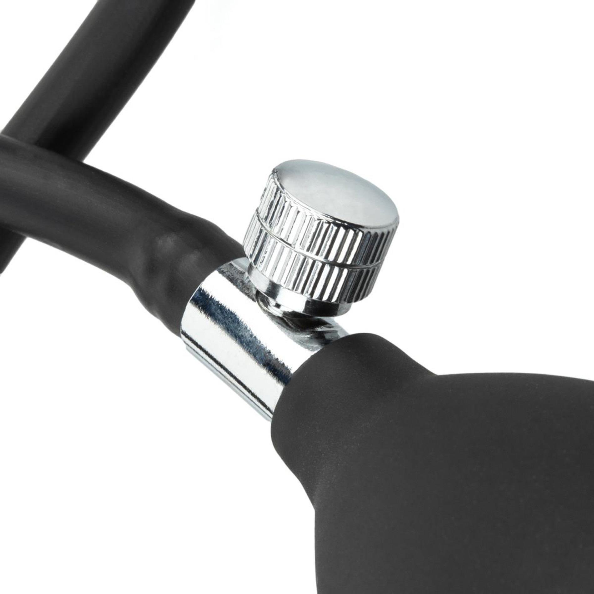 Anal Collection Inflatable Anal Plug with Pump 20 cm Black - obrazek 4