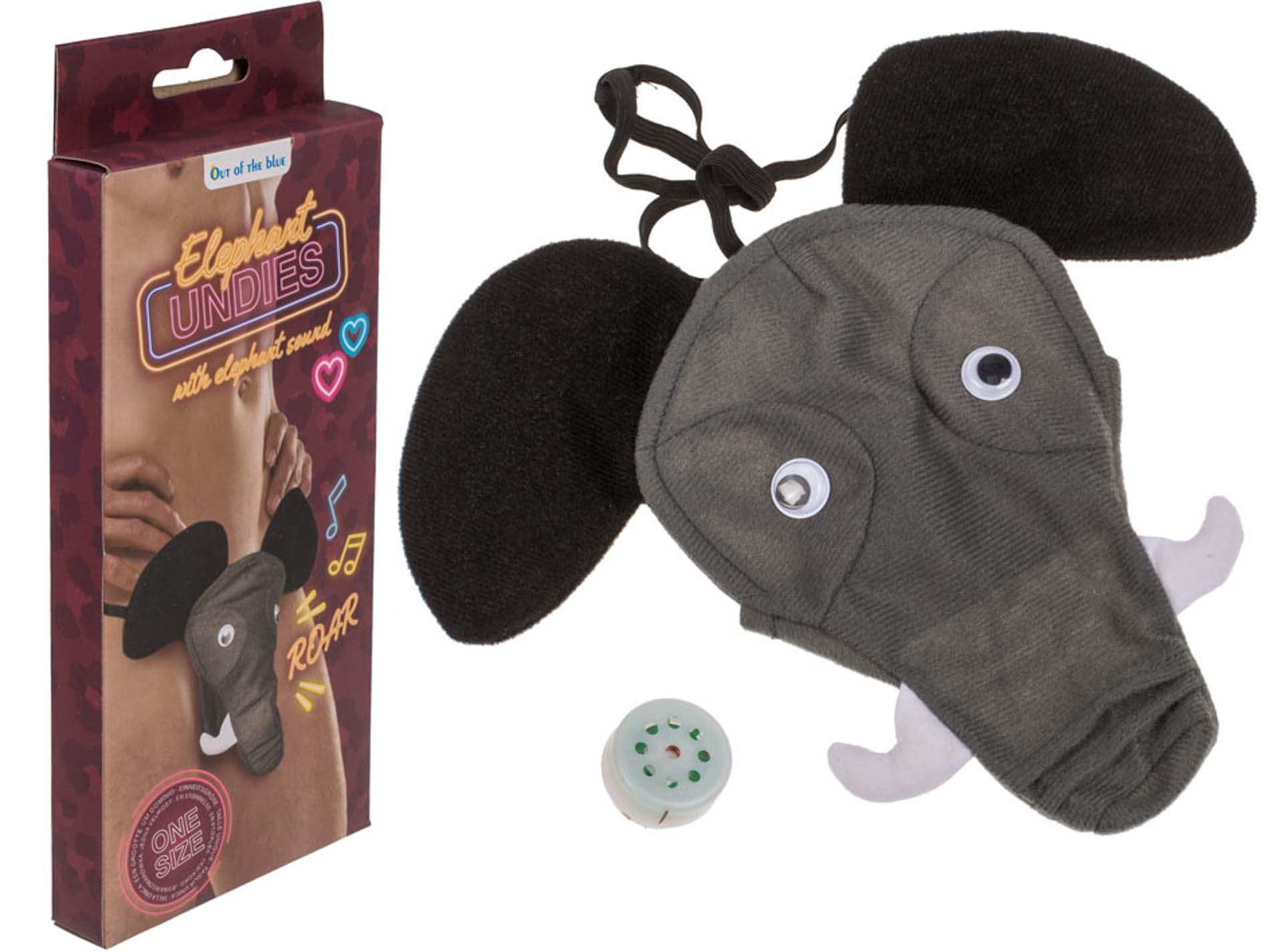 Majtki Słoń z Dźwiękiem – Niegrzeczny Gadżet z Trąbą i Humorem - obrazek 7