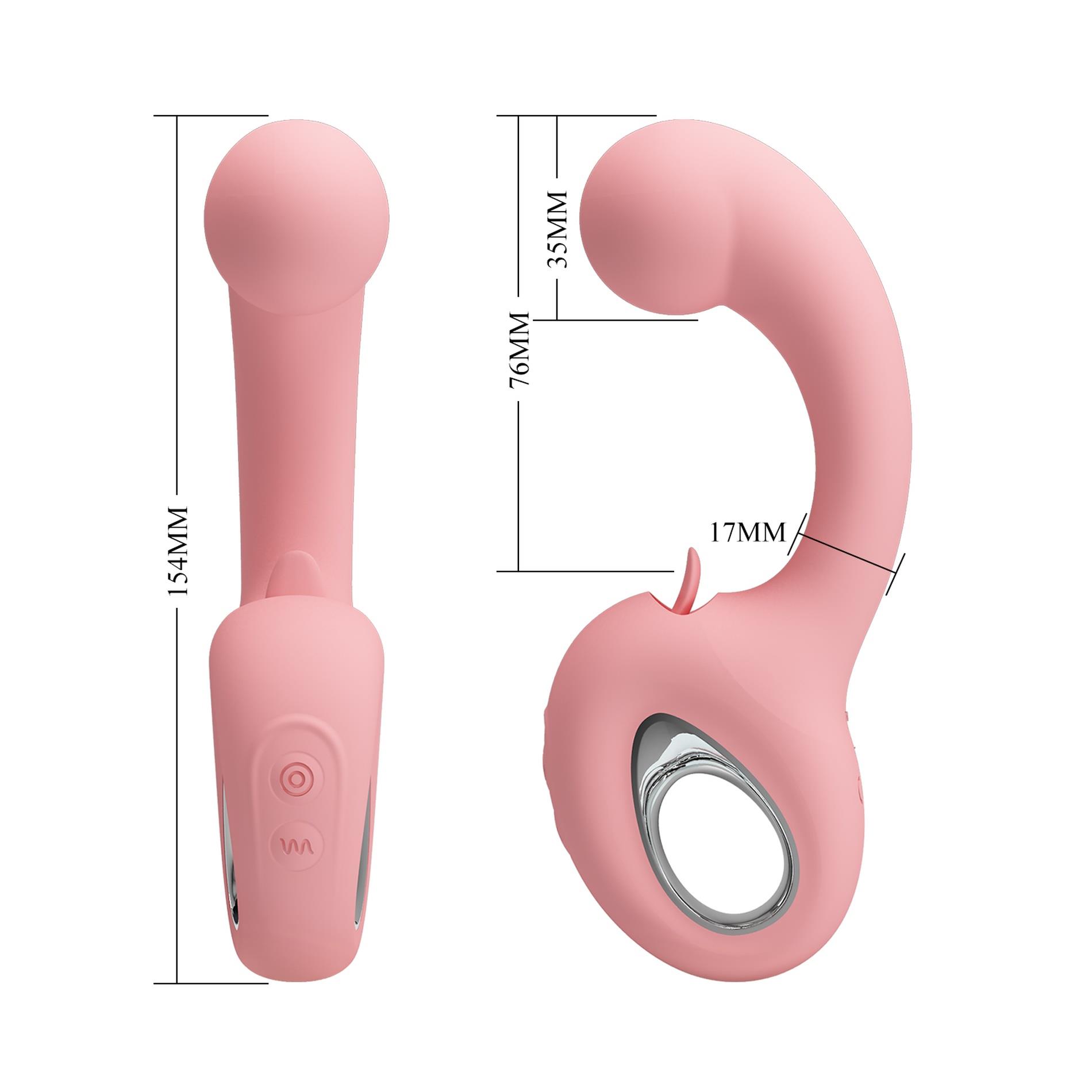 PRETTY LOVE Erynnyes, 10 vibration functions 5 licking settings - obrazek 8